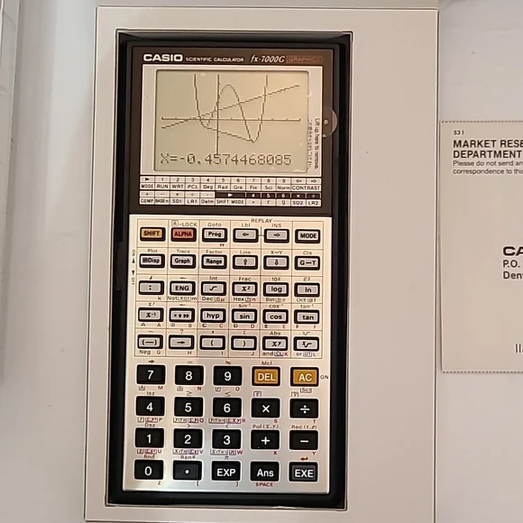 Casio fx-7000G Graphic Scientific Computer Vintage 1986